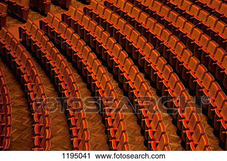 View of seats in a theater View Large Photo Image Stock Image - View of seats in a theater. Fotosearch