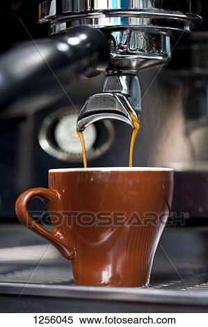 A double shot of espresso being poured from an espresso maker View Large Photo Image Stock Photography - A double shot of espresso being poured from an espresso maker. Fotosearch