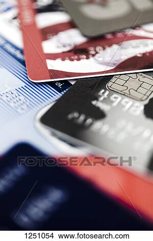 A heap of various credit cards, extreme close up View Large Photo Image Picture - A heap of various credit cards, extreme close up. Fotosearch