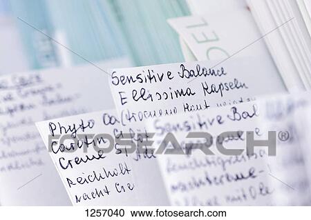 A pharmacist's notes for homeopathic balms View Large Photo Image Stock Image - A pharmacist's notes for homeopathic balms. Fotosearch