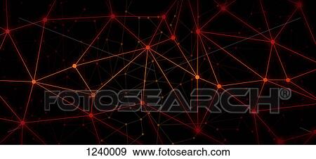 A web of bright red dots connected by lines against a black background View Large Photo Image Stock Photo - A web of bright red dots connected by lines against a black background. Fotosearch