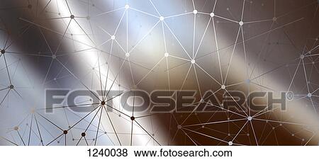 A web of dots connected by lines against a colored background View Large Photo Image Stock Photo - A web of dots connected by lines against a colored background. Fotosearch