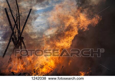Blazing fire in Schleswig-Holstein, Germany View Large Photo Image Stock Photo - Blazing fire in Schleswig-Holstein, Germany. Fotosearch