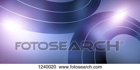 Stock Image - Close up of concentric circles design. Fotosearch