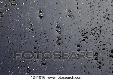 Stock Photograph - Condensation on a black background. Fotosearch