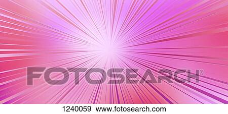 Stock Photo - Diminishing perspective of shiny seamless colored lines. Fotosearch
