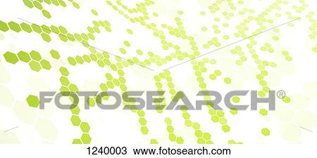Stock Image - Hexagonal cells. Fotosearch