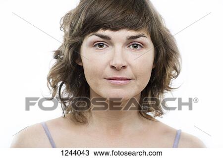 Portrait of brown eyed woman View Large Photo Image Stock Image - Portrait of brown eyed woman. Fotosearch