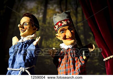 Punch and a friend from the classic puppet show Punch and Judy on stage View Large Photo Image Picture - Punch and a friend from the classic puppet show Punch and Judy on stage. Fotosearch