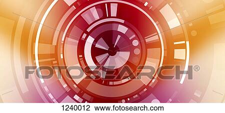 Segmented shapes between a diminishing perspective of concentric circles View Large Photo Image Stock Image - Segmented shapes between a diminishing perspective of concentric circles. Fotosearch