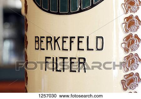 The Berkefeld filter, a bacterial water filter used in microbiological laboratories View Large Photo Image Stock Image - The Berkefeld filter, a bacterial water filter used in microbiological laboratories. Fotosearch