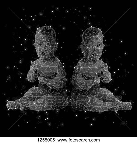 The constellation of Gemini View Large Photo Image Stock Photography - The constellation of Gemini. Fotosearch