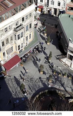 Stock Image - View from Galata Tower, Istanbul, Turkey. Fotosearch