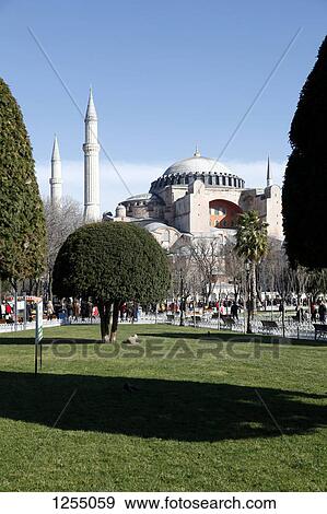 View of Hagia Sofia, Istanbul, Turkey View Large Photo Image Stock Photo - View of Hagia Sofia, Istanbul, Turkey. Fotosearch