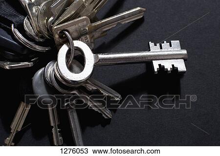 An odd shaped old-fashioned key sticking out from a key ring of various other keys View Large Photo Image Stock Image - An odd shaped old-fashioned key sticking out from a key ring of various other keys. Fotosearch