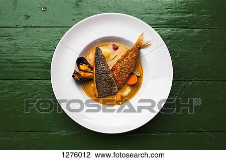 Bouillabaisse soup View Large Photo Image Stock Image - Bouillabaisse soup. Fotosearch