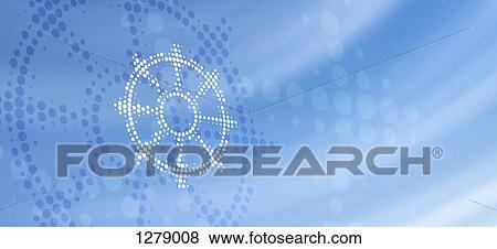 Buddhist dharmacakra symbol (wheel of life) reflected on abstract surface View Large Photo Image Stock Photo - Buddhist dharmacakra symbol (wheel of life) reflected on abstract surface. Fotosearch