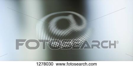 Dot patterned AT sign against a background of light and shadow View Large Photo Image Stock Image - Dot patterned AT sign against a background of light and shadow. Fotosearch