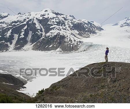 Leduc Glacier, British Columbia, Canada, View Large Photo Image Stock Photograph - Leduc Glacier, British Columbia, Canada, . Fotosearch