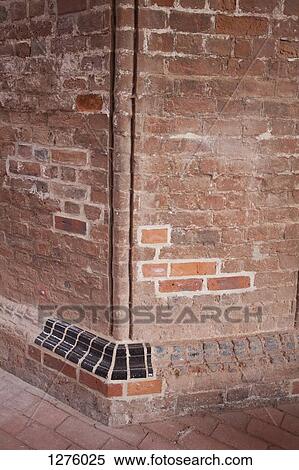 Old wall restored with some new bricks View Large Photo Image Stock Photography - Old wall restored with some new bricks. Fotosearch