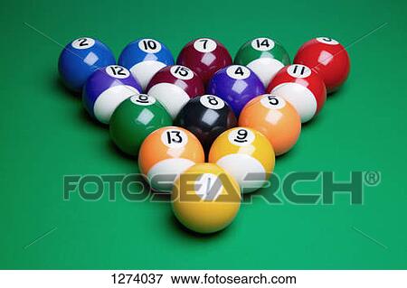 Pool balls racked and ready to break View Large Photo Image Stock Photo - Pool balls racked and ready to break. Fotosearch