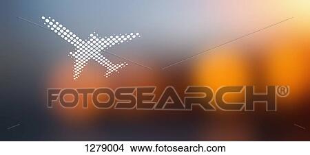 Spot patterned airplane against soft defocused background View Large Photo Image Picture - Spot patterned airplane against soft defocused background. Fotosearch