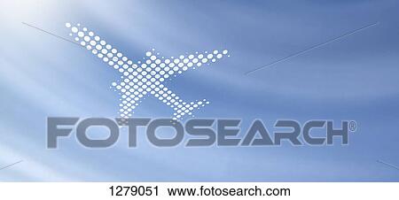 Spot patterned airplane against soft abstract background View Large Photo Image Stock Image - Spot patterned airplane against soft abstract background. Fotosearch