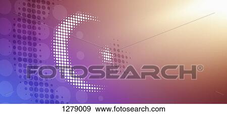 Star and crescent symbol of Islam reflected on abstract surface View Large Photo Image Stock Photo - Star and crescent symbol of Islam reflected on abstract surface. Fotosearch