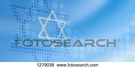 Star of David made from dots, reflected against abstract background View Large Photo Image Stock Photo - Star of David made from dots, reflected against abstract background. Fotosearch