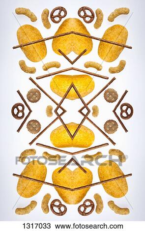 A digital composite of mirrored images of an arrangement of various unhealthy snacks View Large Photo Image Stock Image - A digital composite of mirrored images of an arrangement of various unhealthy snacks. Fotosearch