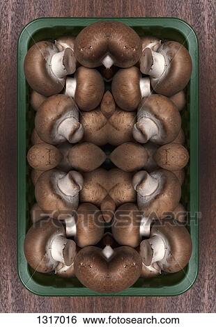 A digital composite of mirrored images of a carton of mushrooms View Large Photo Image Stock Photograph - A digital composite of mirrored images of a carton of mushrooms. Fotosearch