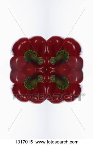 A digital composite of mirrored images of tops of red bell peppers View Large Photo Image Stock Photography - A digital composite of mirrored images of tops of red bell peppers. Fotosearch