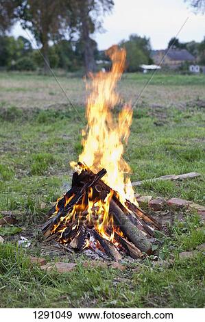 Camp fire View Large Photo Image Stock Photo - Camp fire. Fotosearch