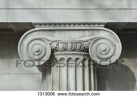 Detail an ionic column View Large Photo Image Stock Photograph - Detail an ionic column. Fotosearch