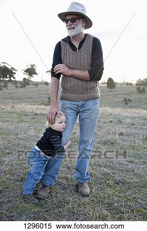 Grandfather with grandson View Large Photo Image Stock Photography - Grandfather with grandson. Fotosearch