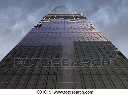 Low angle view of skyscraper View Large Photo Image Stock Photography - Low angle view of skyscraper. Fotosearch