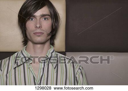 Portrait of a man, close-up View Large Photo Image Stock Photo - Portrait of a man, close-up. Fotosearch