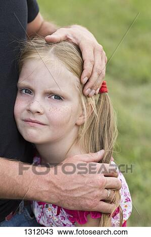 Portrait of girl with father, close-up View Large Photo Image Stock Image - Portrait of girl with father, close-up. Fotosearch