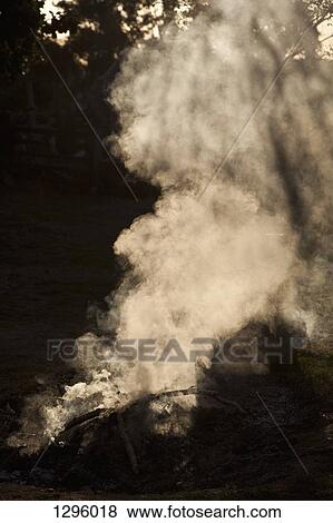 Smoke of forest fire View Large Photo Image Stock Photo - Smoke of forest fire. Fotosearch