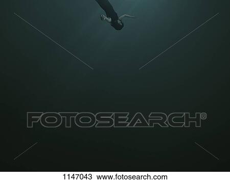 "A woman with closed eyes and blank expression, sinking underwater" View Large Photo Image Stock Image - "A woman with closed eyes and blank expression, sinking underwater". Fotosearch