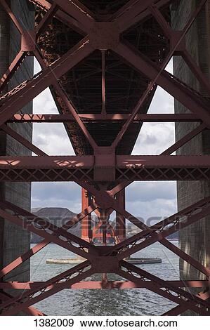 Architectural detail of Golden Gate Bridge View Large Photo Image Stock Photo - Architectural detail of Golden Gate Bridge. Fotosearch