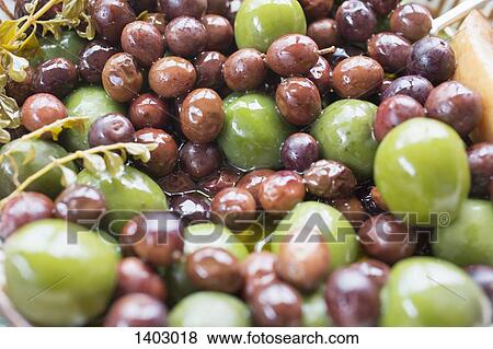 Stock Photo - Close-up of olives. Fotosearch