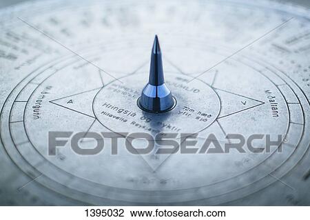 Stock Image - Detail of compass. Fotosearch