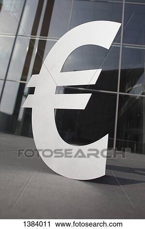 Euro symbol outside office building View Large Photo Image Stock Image - Euro symbol outside office building. Fotosearch