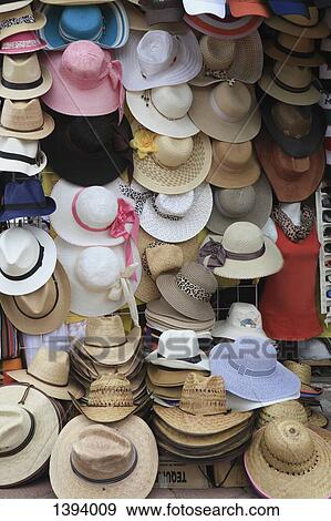 Full frame shot of sun hats displayed at store View Large Photo Image Stock Photo - Full frame shot of sun hats displayed at store. Fotosearch