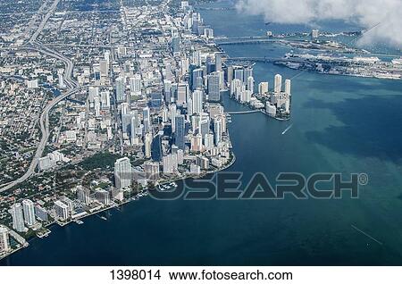 "High angle view of cityscape, Miami, Florida, USA" View Large Photo Image Picture - "High angle view of cityscape, Miami, Florida, USA". Fotosearch