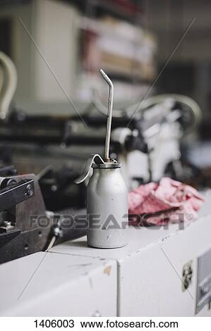 Oil can in a factory View Large Photo Image Stock Image - Oil can in a factory. Fotosearch