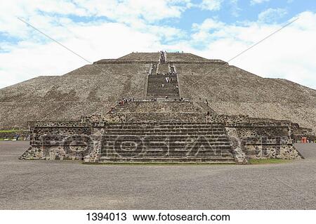 Pyramid of the Sun against cloudy sky View Large Photo Image Stock Image - Pyramid of the Sun against cloudy sky. Fotosearch
