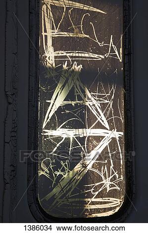 Scribbling on glass window View Large Photo Image Picture - Scribbling on glass window. Fotosearch