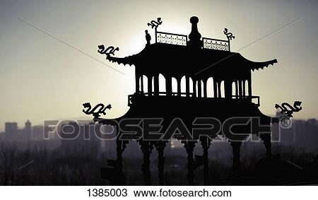 "Silhouette structure at Ta'er Monastery during sunset, Xining, Qinghai Province, China" View Large Photo Image Stock Image - "Silhouette structure at Ta'er Monastery during sunset, Xining, Qinghai Province, China". Fotosearch